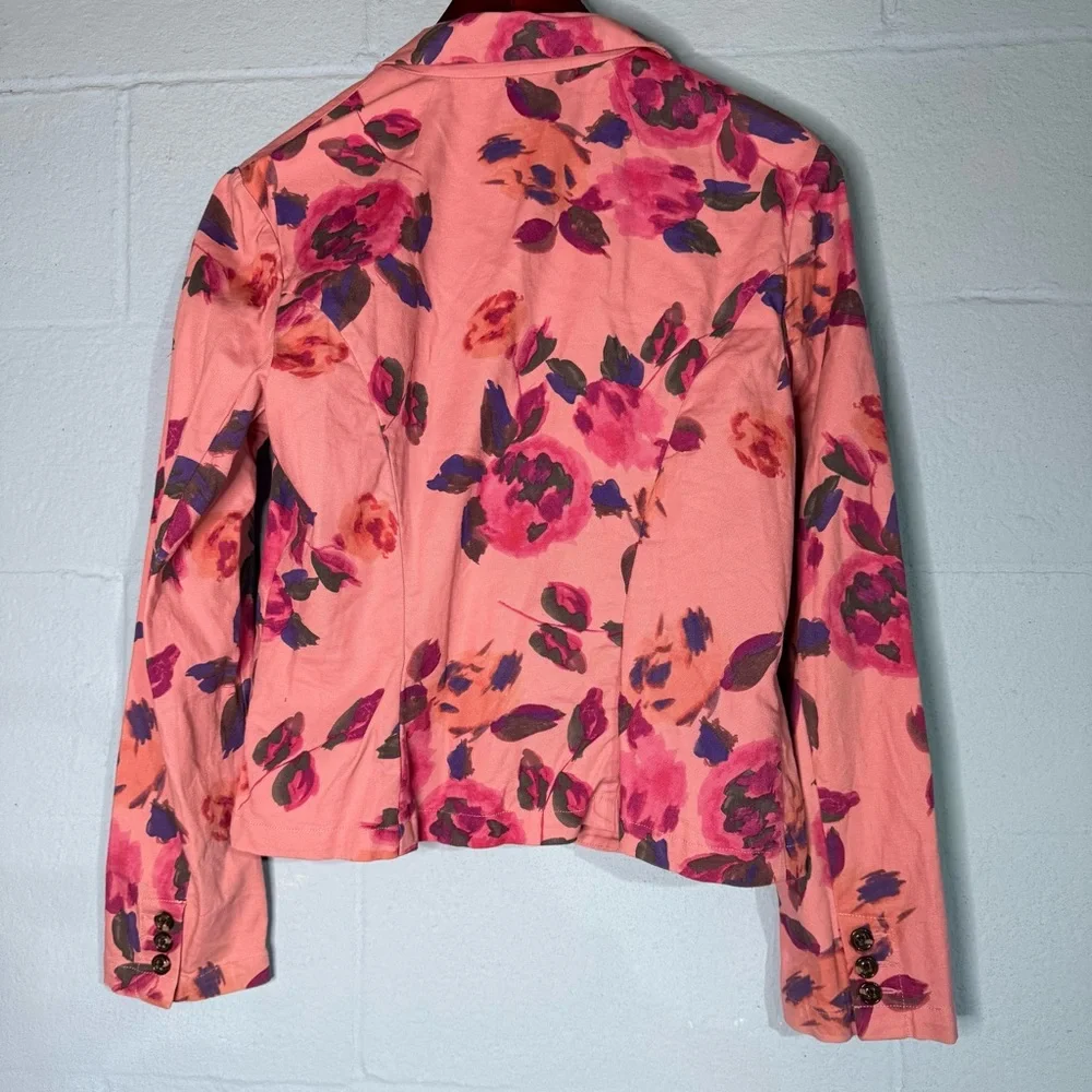 CAbi Pink Floral Blazer